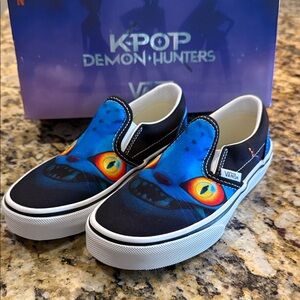 Vans Kids Slip-On Sneakers - Blue and Black